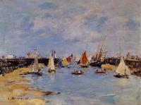 Boudin, Eugene - Trouville, the Jettys, Low Tide